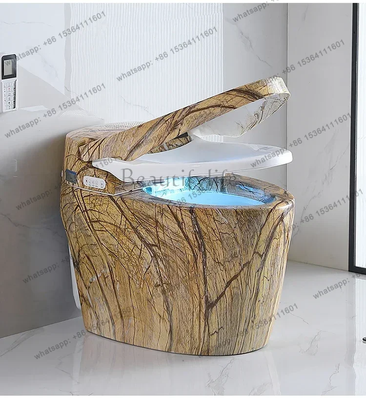Color Smart Toilet Integrated Automatic No Water Pressure Limit Electric Voice Toilet