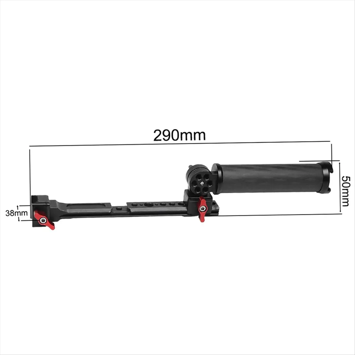 popop For DJI Ronin RS2/3 Stabilizer Lifting Pot Upgraded Carbon Fiber Adjustable Angle Folding One-Hand Chute Handle,1PCS