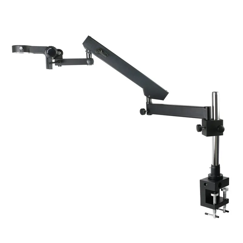 

Adjustable Articulating Arm Articulating Stand With Post Clamp Holder Stand 76MM Head For Trinocular Binocular Stereo Microscope