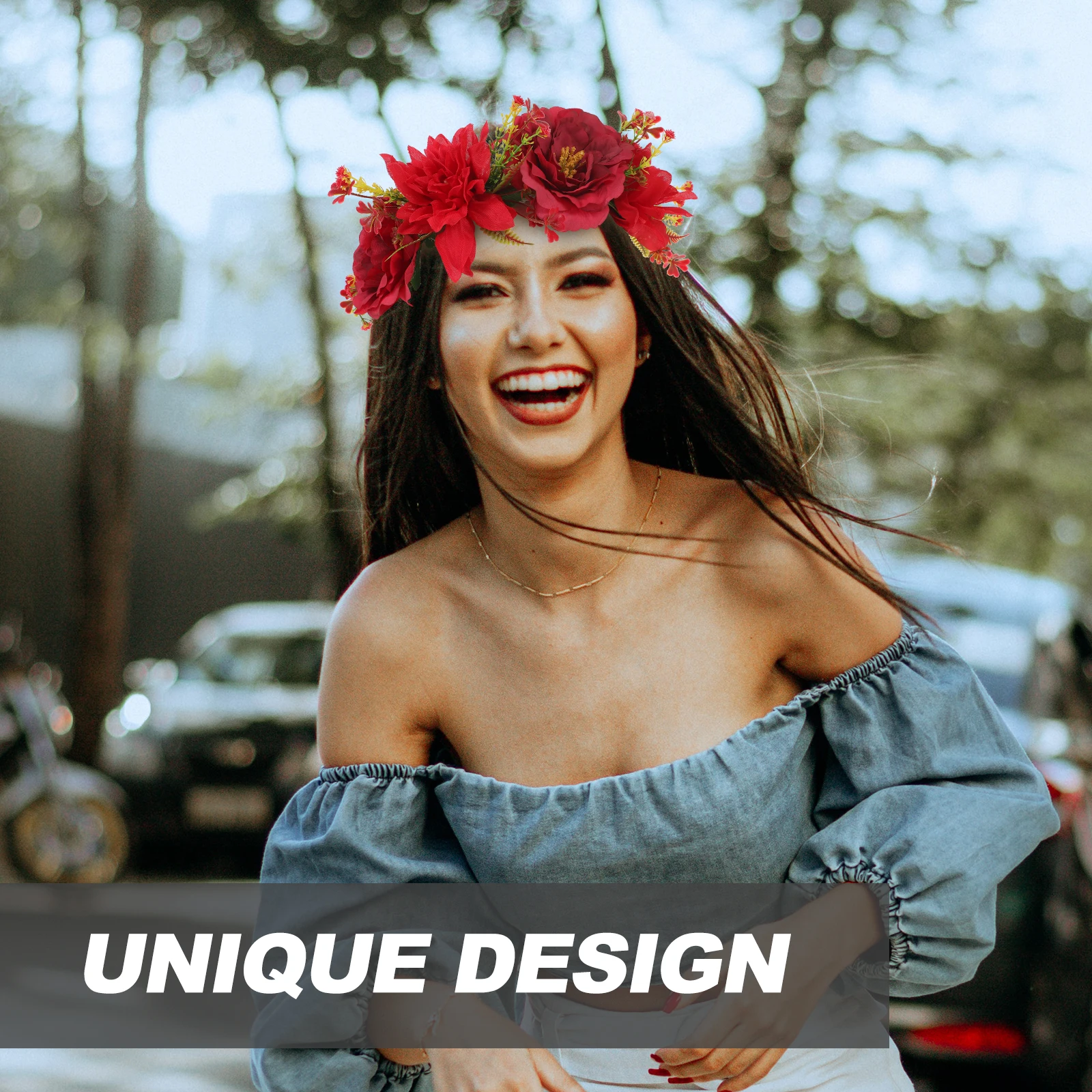 

Flower Headband Accessories Headbands For Women for Women BrideCosplay Girls Headbands Festival Hair Bands Beach
