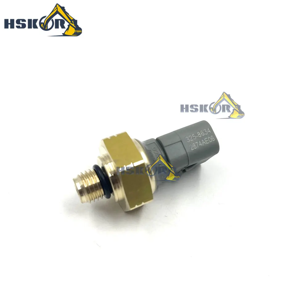Excavator Pressure Sensor 325-8634 Switch Compatible for 320d2 C7.1 Model Heavy Equipment Parts for Construction Machinery