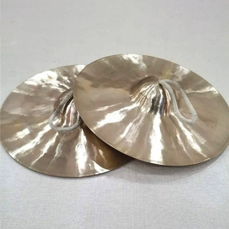 

23-30CM Military Drum Cymbal Chinese Traditional Copper Cymbals Handmade Percussion Instrument Professional Cymbals for Beginner