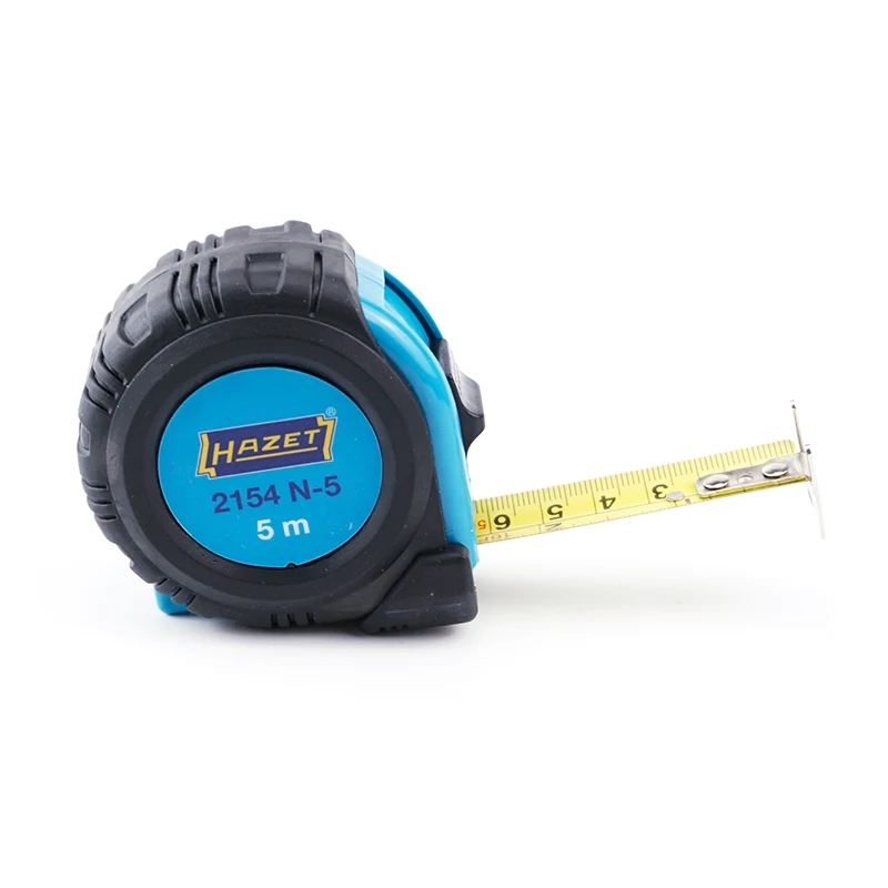 

German HAZET Hackett metric British steel tape measure 2 meters, 3 meters, and 5 meters measuring tool with a ruler