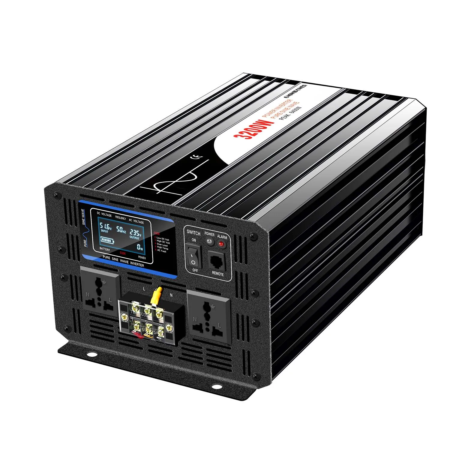 Inverter 380V 1000W 2000W 2500W 3000W 3200W 5000W Pure sine wave Solar Power inverter AC 60V/72V/96V/110V/380V For tailor-made