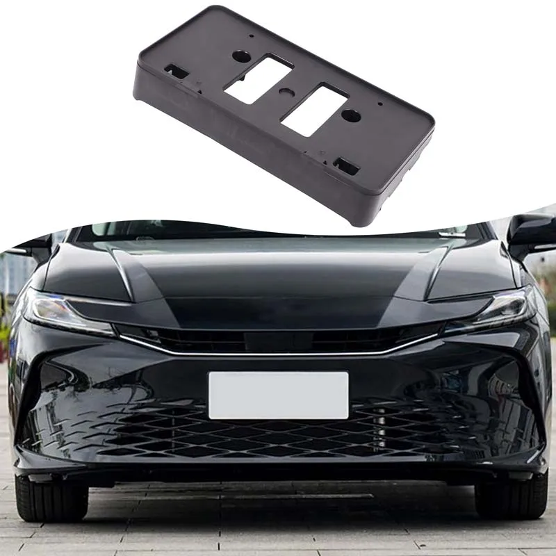 

1Pcs ABS black For Toyota Camry SE XSE 2018-2024 car front license plate bracket Car accessories OE: 7510106090, 75101-06090