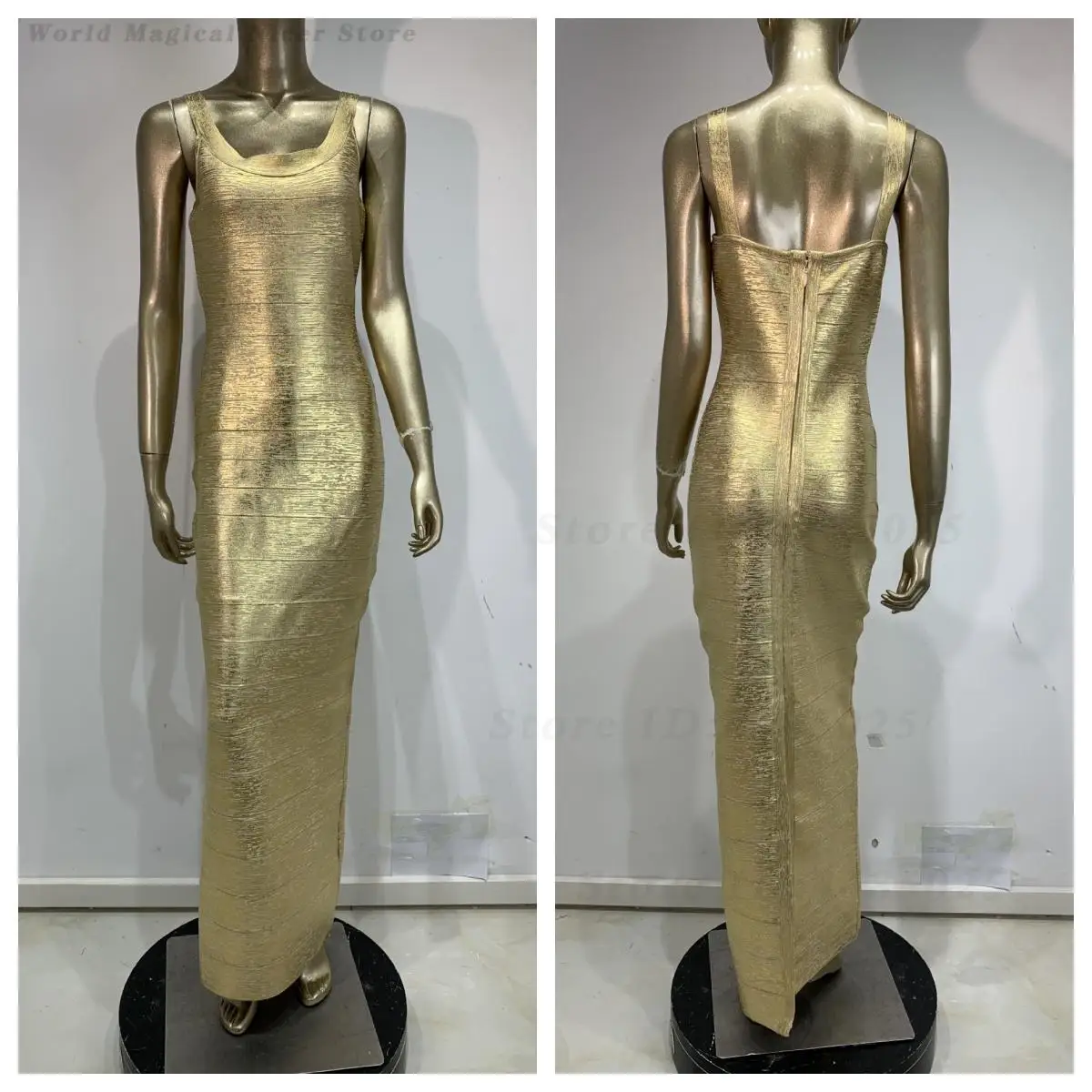 Women Spaghetti Strap Slim Bodycon Maxi Mini Dress Sexy Cocktail Birthday Banquet Nightclub Formal Evening Party Outfit