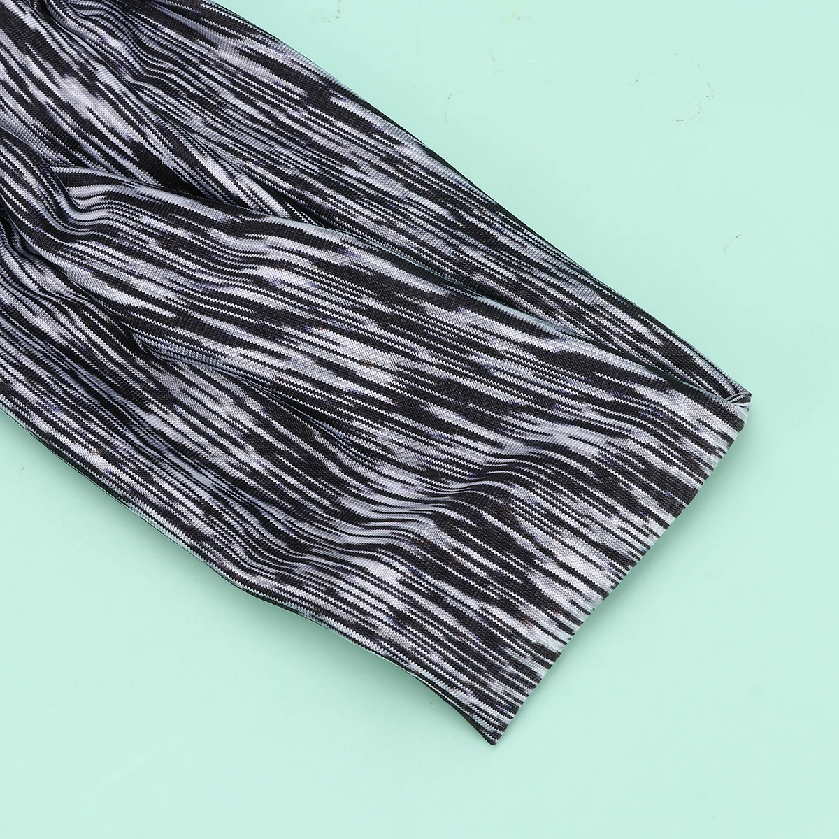 

2Pcs Elastic Headband Breathable Soft Durable Buttons Hair Band for Nurses Doctors Fitness Running Red