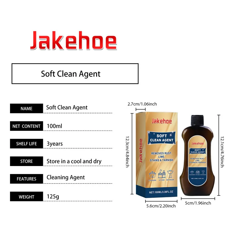 Multi Purpose Soft Clean Agent Kitchen Bathroom Floor Heavy Oil Stain Rust Removal Multi Use Cleaning Emulsion