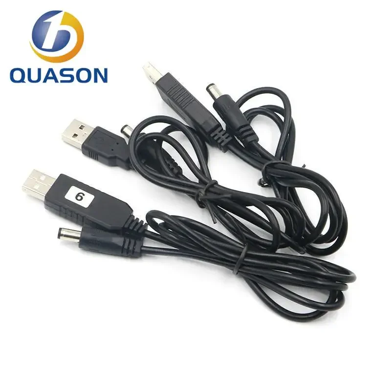 Usb Power Boost Line Dc 5v To Dc 9v / 12v Step Up Module Usb Converter Adapter Cable 2.1x5.5mm Plug