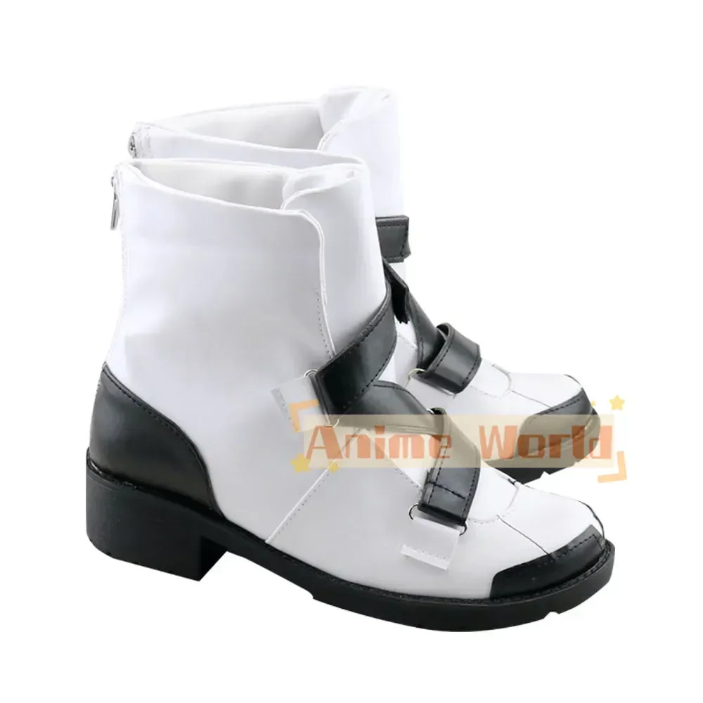 Fate Grand Order Fgo Kid Gil White Shoes Cosplay Boots Custom Made Halloween Carnival Party Props