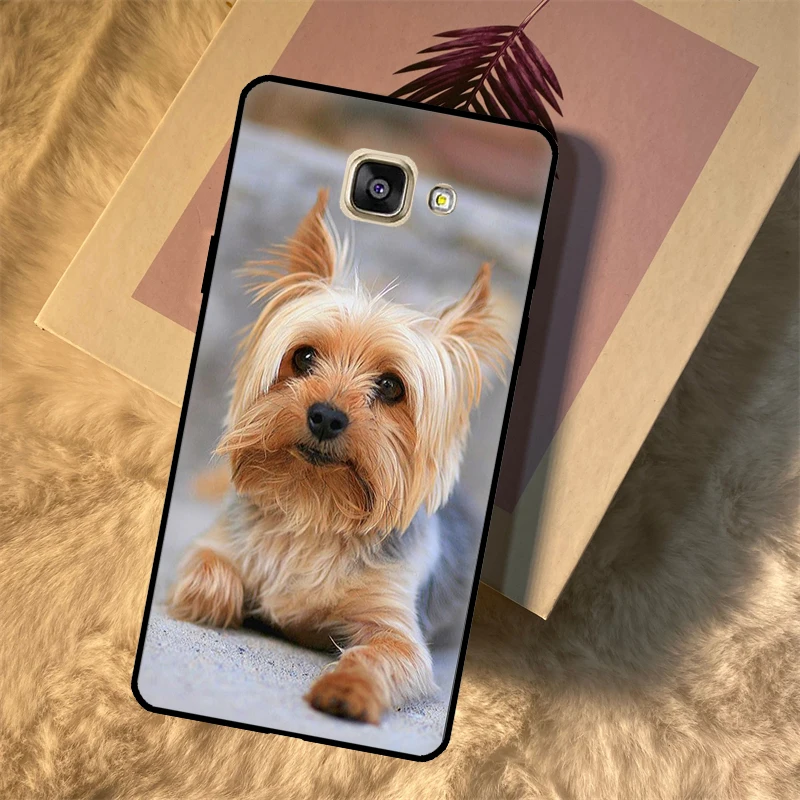 Yorkshire Terrier Dog Puppy สำหรับ Samsung Galaxy J3 J5 J7 2016 J1 A3 A5 2017 J4 J6 Plus A6 a8 A9 J8 2018ปกหลัง