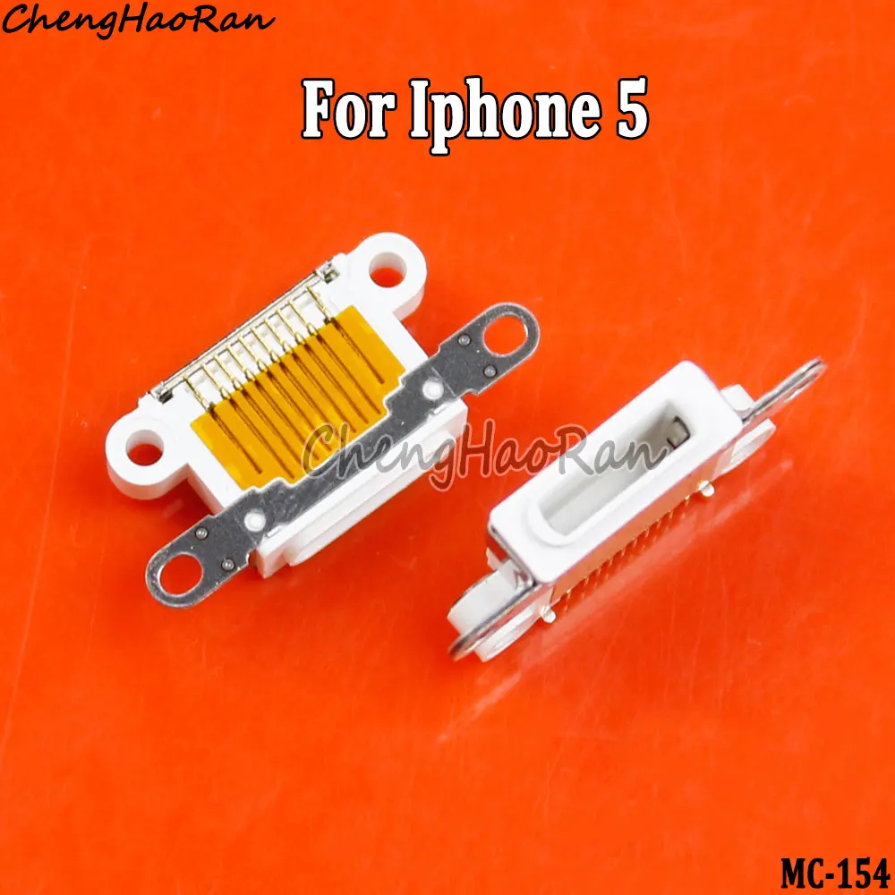 2Pcs Replacement USB Tail Plug Charging Port Port Plug For iPhone 4S 5 6 6S 6sPlus 7 7Plus 8 8SE X 8X USB Power Socket Connector