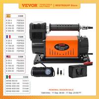 VEVOR 12V Air Compressor Heavy Duty 150PSI Car Offroad Air Compressor Portable Truck Tire Inflator Air Pump for Jeep Vehicle SUV