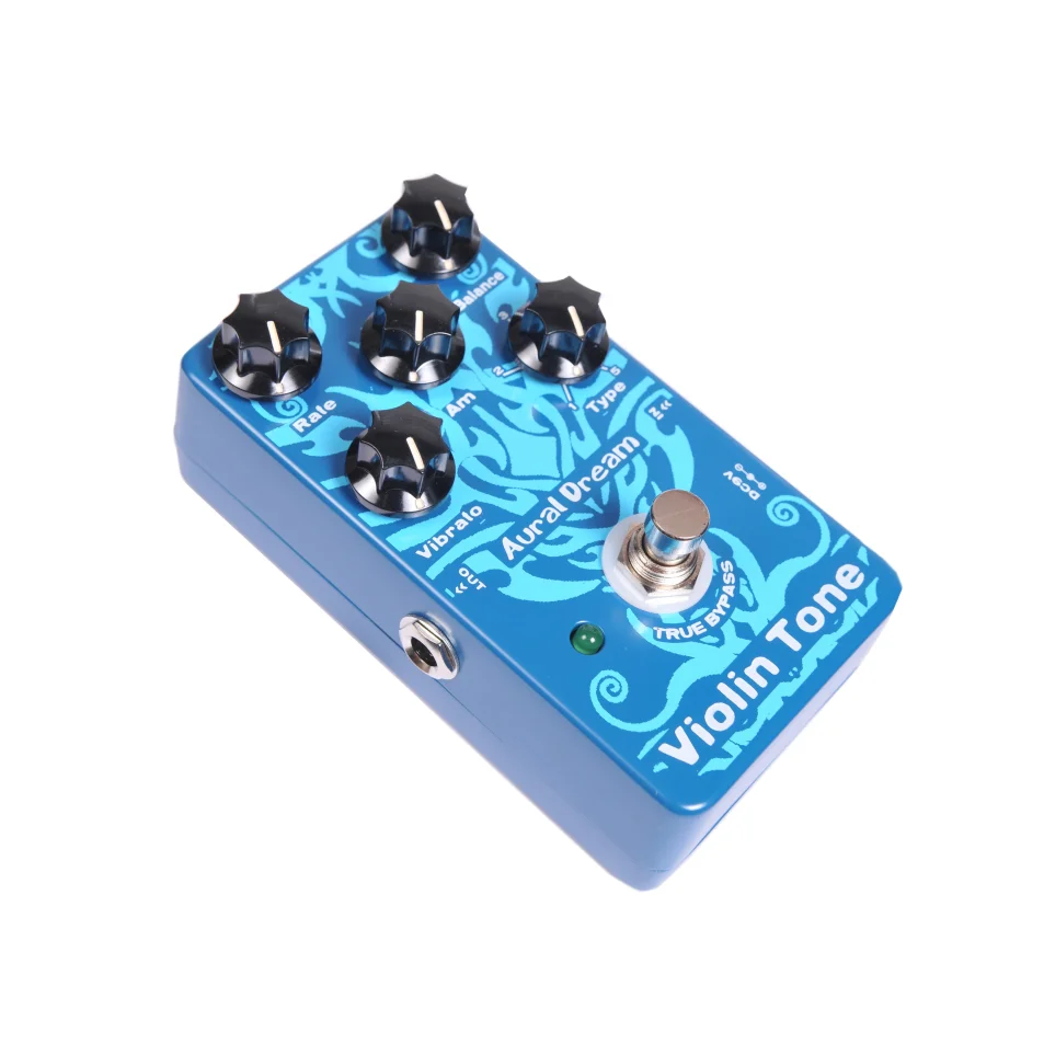 Aural Dream Violin Tone Synth Guitar Pedal Has 5 Types Using Pitchshift,Harmony,Vibrato,Tremolo,Octave,Rotary and Organ Effects