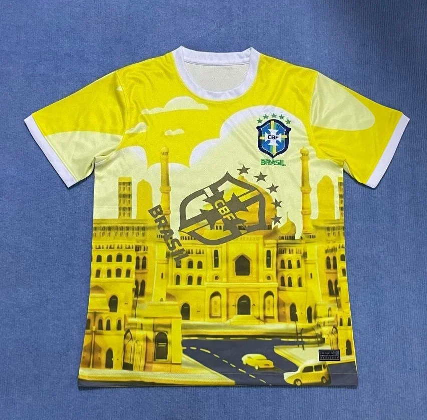 

2025-26 Brazilian Football Jersey for Men, Special Edition, Jesus Edition, High Speed Drying Sports Jersey, New Collection 2025