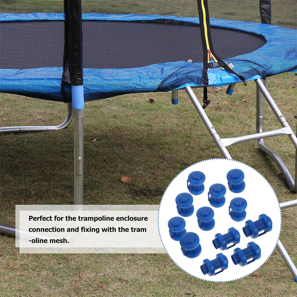 

12 Pcs Trampoline Tube Cap Pole Sleeve Protectors Caps Cover Safety Replacement Sleeves