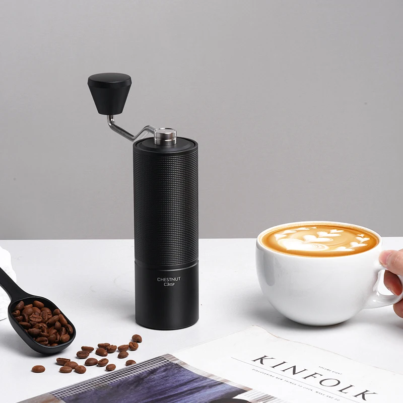 

TIMEMORE C3 ESP Manual Coffee Mill Adjustment Burr Of 23.3 Micron Per Click Aluminum Alloy Manual Coffee Grinder