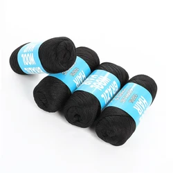 Brazil Wool African Yarn Woven Wholesale Low Temperature Flame Retardant Synthetic Fiber