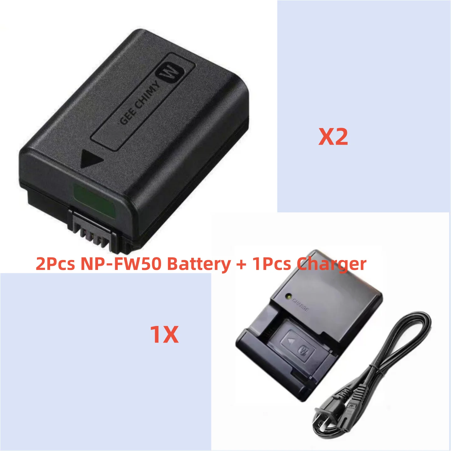 Batteria originale NP-FW50 NPFW50 per Sony A6000 avi 6000 A6400 A5000 A6300 A7M2 A7R II 1080mAh batteria Camere BC-VW1 caricabatteria