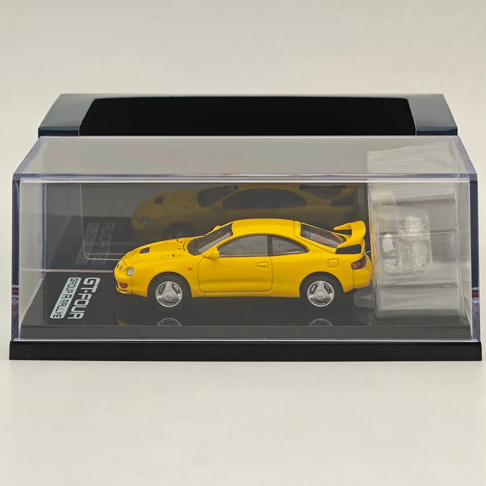 Hobby-colección de coches de Japón, modelos fundidos a presión, CELICA GT-FOUR WRC Edition (ST205) con motor amarillo, HJ641064AY, 1/64