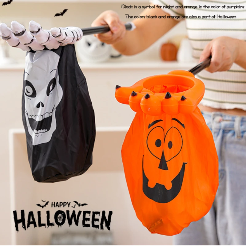 

Halloween Children's Candy Bag Hold Oversized Candy Bag Creative Toy Decorative Props Pumpkin Bag