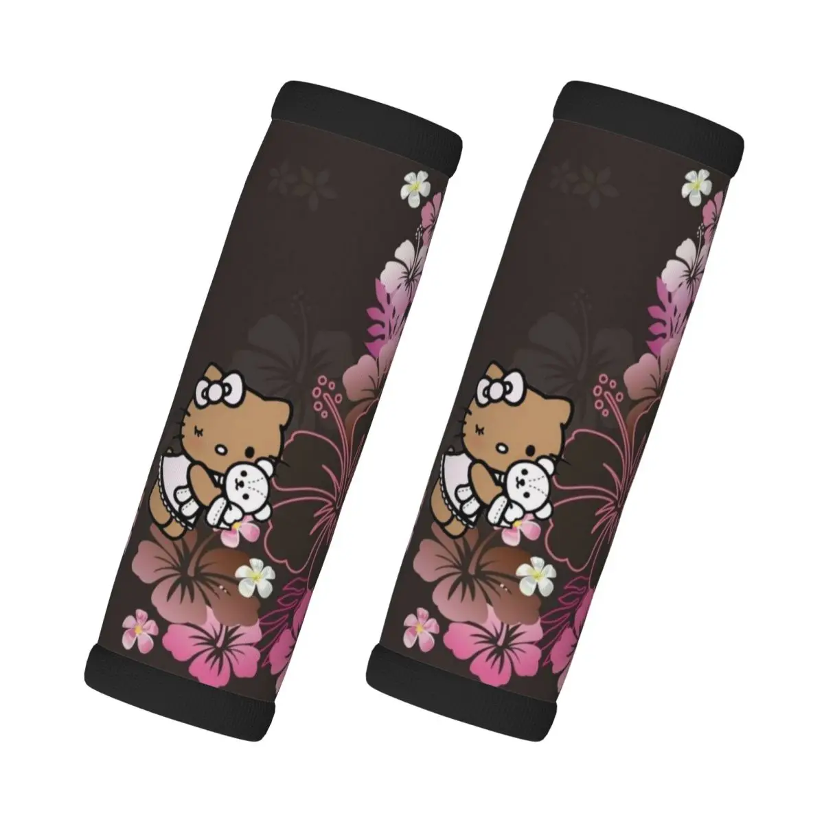 

Custom Hello Kitty Cat Luggage Handle Wrap Suitcase Identifier 2 Pack Anime Cartoon Refrigerator Handle