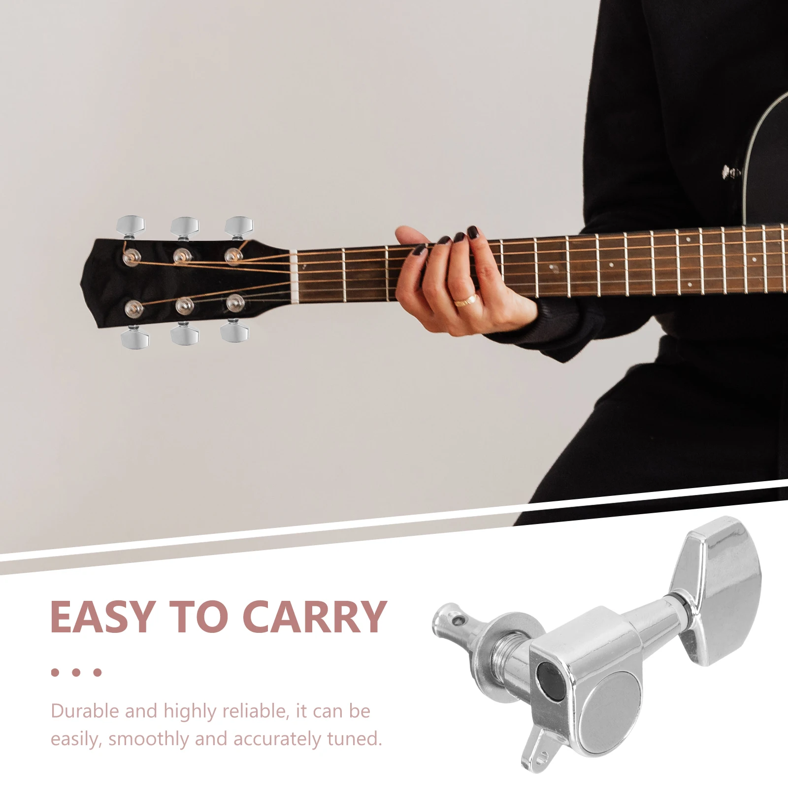 

Guitar Pegs Replacement Accessories Durable High Class Material Professional Guitar Head Knob Tuning Peg Parts Musical