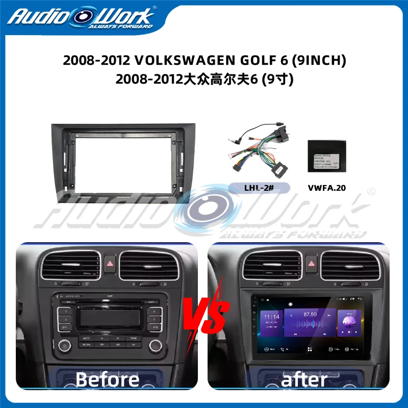 9-Π΄ΡΠΉΠΌΠΎΠ²ΡΠΉ Π°Π²ΡΠΎΠΌΠΎΠ±ΠΈΠ»ΡΠ½ΡΠΉ ΡΠ°Π΄ΠΈΠΎΠΏΡΠΈΠ΅ΠΌΠ½ΠΈΠΊ MP5 DVD-ΠΏΠ»Π΅Π΅Ρ, 2 DIN-ΡΠ°Π΄ΠΈΠΎ, ΡΠ°ΠΌΠΊΠ° ΠΈ ΠΊΠ°Π±Π΅Π»Ρ-Π°Π΄Π°ΠΏΡΠ΅Ρ, ΠΊΠΎΠΌΠΏΠ»Π΅ΠΊΡ ΠΏΠ°Π½Π΅Π»ΠΈ ΠΏΡΠΈΠ±ΠΎΡΠ½ΠΎΠΉ ΠΏΠ°Π½Π΅Π»ΠΈ Android Π΄Π»Ρ VOLKSWAGEN GOLF 6 9-Π΄ΡΠΉΠΌΠΎΠ²ΡΠΉ Π°Π²ΡΠΎΠΌΠΎΠ±ΠΈΠ»ΡΠ½ΡΠΉ ΡΠ°Π΄ΠΈΠΎΠΏΡΠΈΠ΅ΠΌΠ½ΠΈΠΊ MP5 DVD-ΠΏΠ»Π΅Π΅Ρ, 2 DIN-ΡΠ°Π΄ΠΈΠΎ, ΡΠ°ΠΌΠΊΠ° ΠΈ ΠΊΠ°Π±Π΅Π»Ρ-Π°Π΄Π°ΠΏΡΠ΅Ρ, ΠΊΠΎΠΌΠΏΠ»Π΅ΠΊΡ ΠΏΠ°Π½Π΅Π»ΠΈ ΠΏΡΠΈΠ±ΠΎΡΠ½ΠΎΠΉ ΠΏΠ°Π½Π΅Π»ΠΈ Android Π΄Π»Ρ VOLKSWAGEN GOLF 6