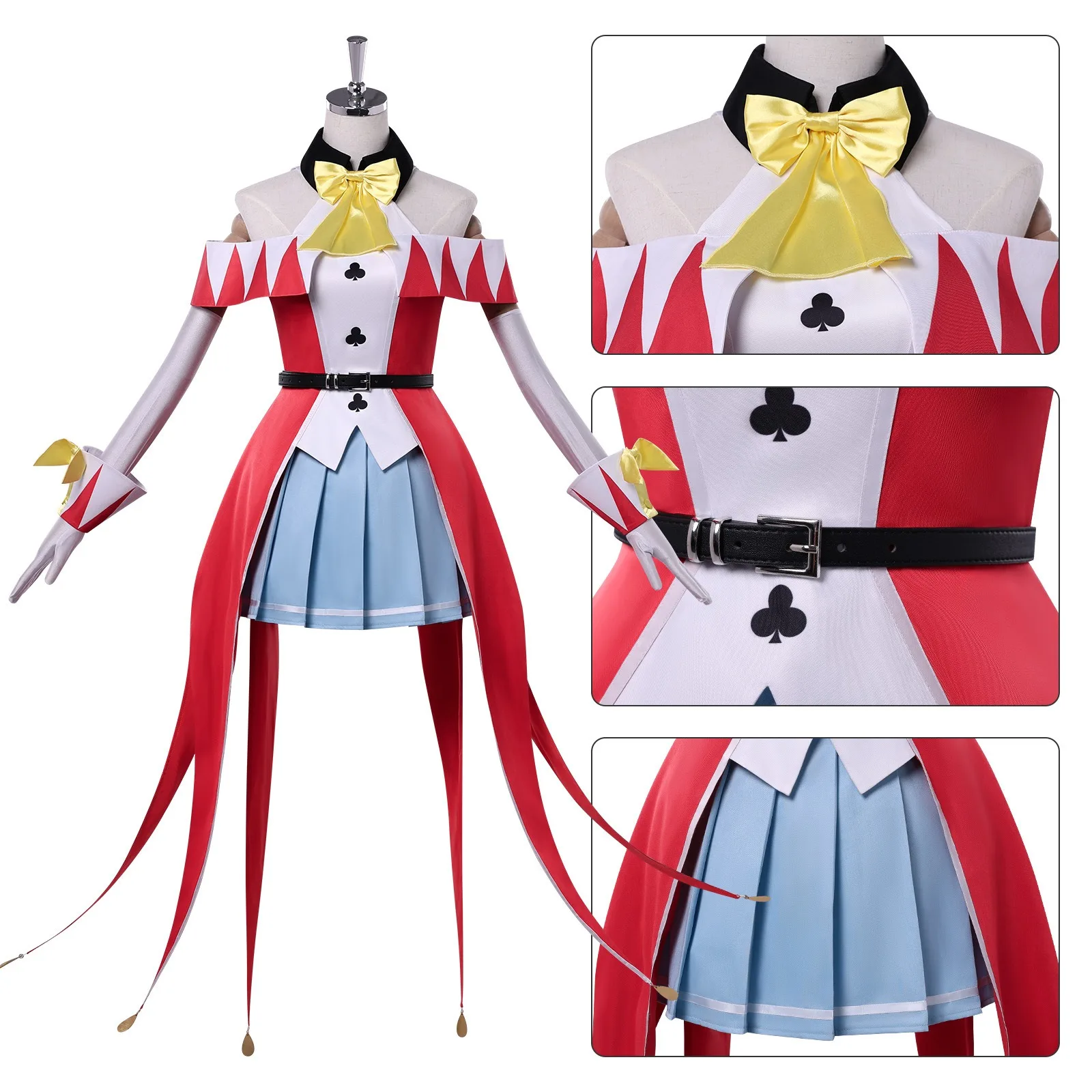 Le Chevalier Lourd Exilé Sait Comment Jouer avec le Système - Costume de Cosplay Luce Rubis, Tenue de Fousseur et de Clown, Ensemble Complet, Robe d'Anime pour Femmes