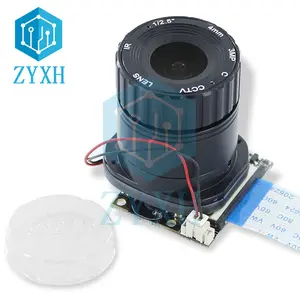 Bilashmart OV5647 Camera Module Raspberry Pi Manual Switch Day/Night Vision IR CUT 4mm Focus 65 Degree 1080P 5MP 2592x1944 Camera Board
