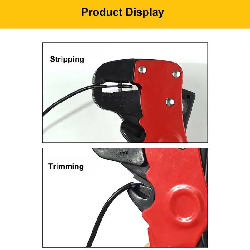 Wire Stripper Tool Ergonomical Wire Tools Return Spring Operation Cable Stripper Wire Stripping Pliers Cable Wire Stripper