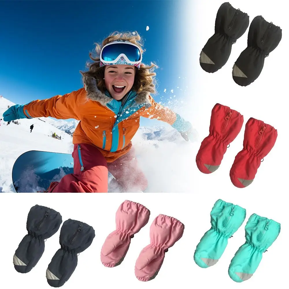 

Cold Proof Velvet Ski Gloves Thickened Waterproof Children Baby Kids Plush Gloves Windproof Boys Girls Warm Mittens
