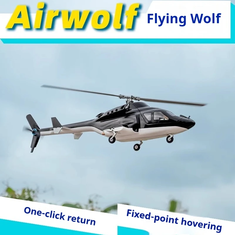 

Airwolf Fw450 Gps Beidou Positioning Return Brushless Motor Simulation Military Armed Helicopter 10 Channel Remote Control Model