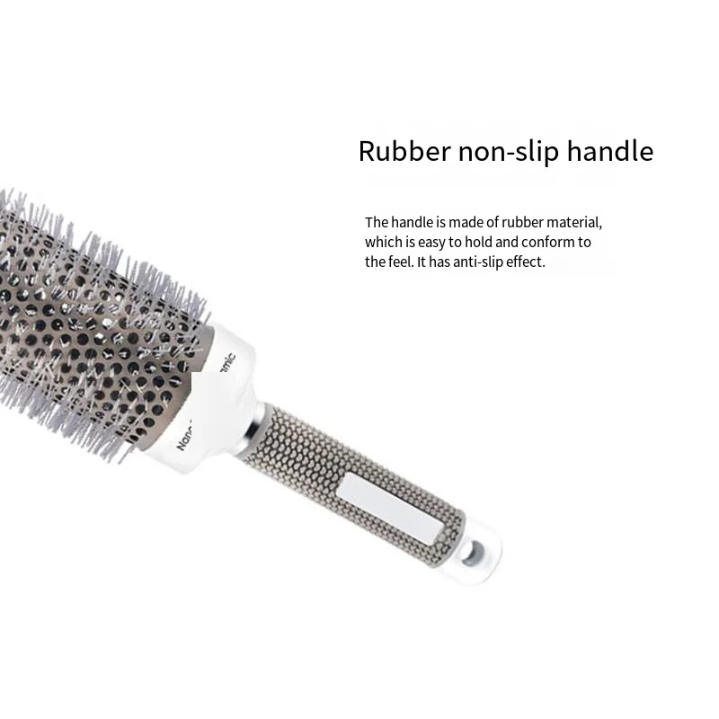 Peigne à cheveux à LED plus riche, poignées, brosse à cheveux à la ligne, peignes de massage, support évidé, brosses à cheveux bouclés, salon à domicile, coiffure bricolage, 1PC