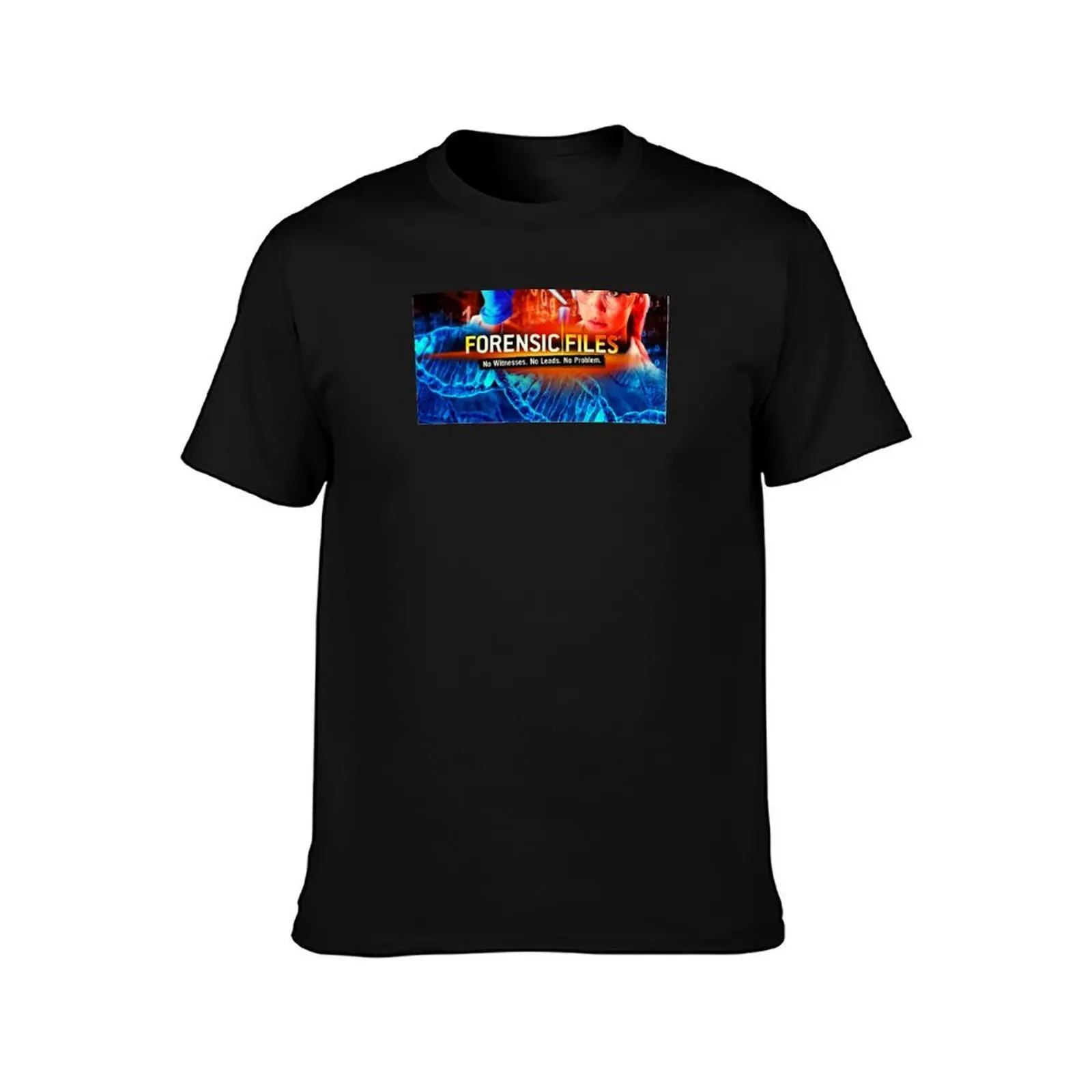 Forensic Files Filtered T-Shirt, Summer Casual Cotton Tee, Oversized Streetwear Tops, Vintage Graphic Print, Unisex Men Women