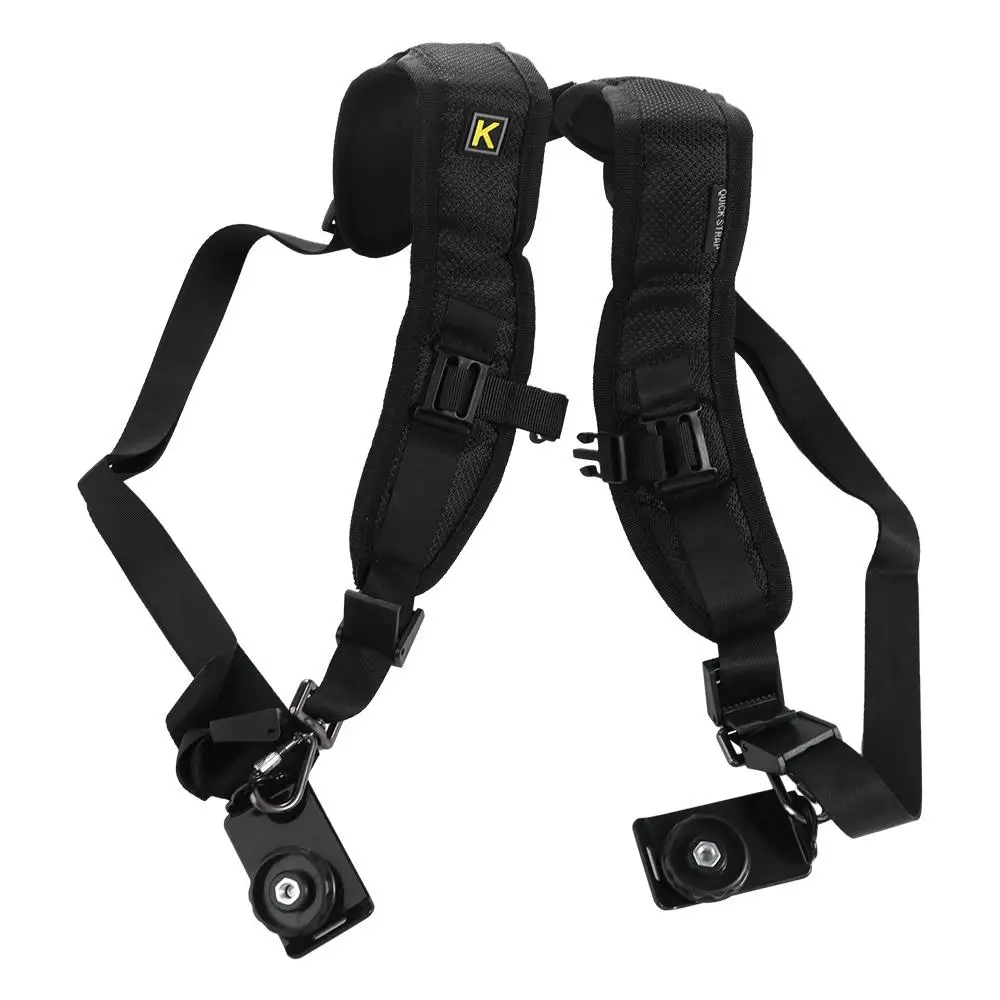 Black Rapid Sling Belt for 2 Cameras Digital Camera DSLR Strap Double Camera Strap Camera Shoulder Strap Dual Camera Belt