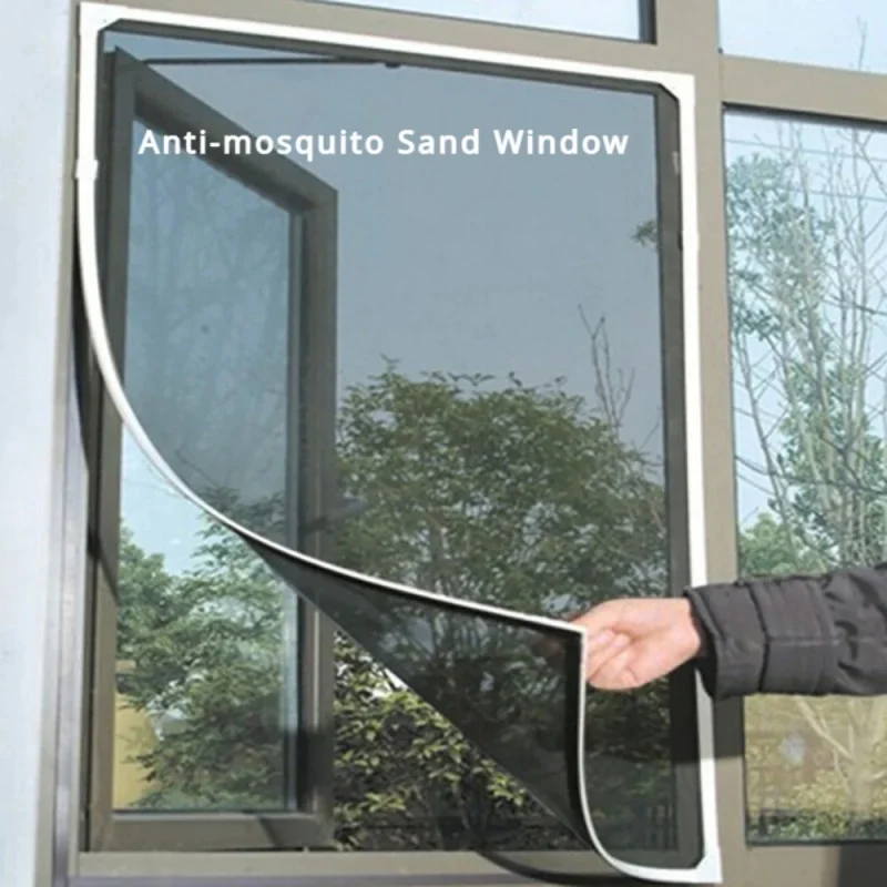 DIY Moskitonetz für Bett und Fenster, Heimtextilien, Selbstklebendes Insektenschutz- und Fliegengitter für Innenräume, Garten- und Heimzubehör
