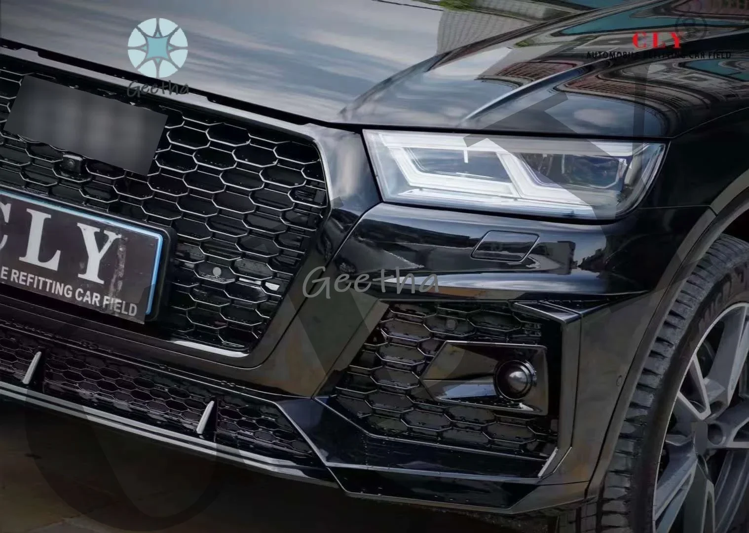 

Genuine 1:1 Body Kits for Audi Q5/Q5L Upgrade MTM Star Shine Front Car Bumper With Car Grille Rear Diffuser With Exhaust Pipe