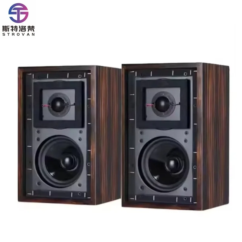 Altavoz LS3/5A, estantería, caja de madera, pasivo, sin batería, sin pérdidas