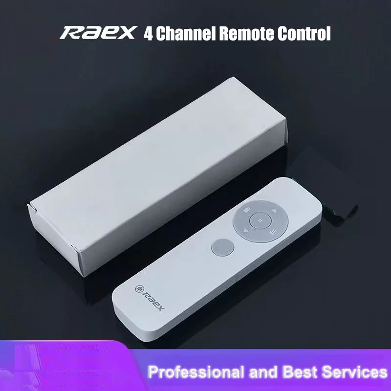 

Raex YR5302 Four-Channel Handheld Bluetooth Remote Control 2.4GHz for Curtain Motor Smart Home Compatible Battery Not Included