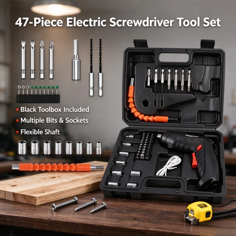 Christmas Stocking Stuffers: 3.6V Mini Cordless Power Tool Set, Drill & Screwdriver with Large Lithium Battery for Home Repair