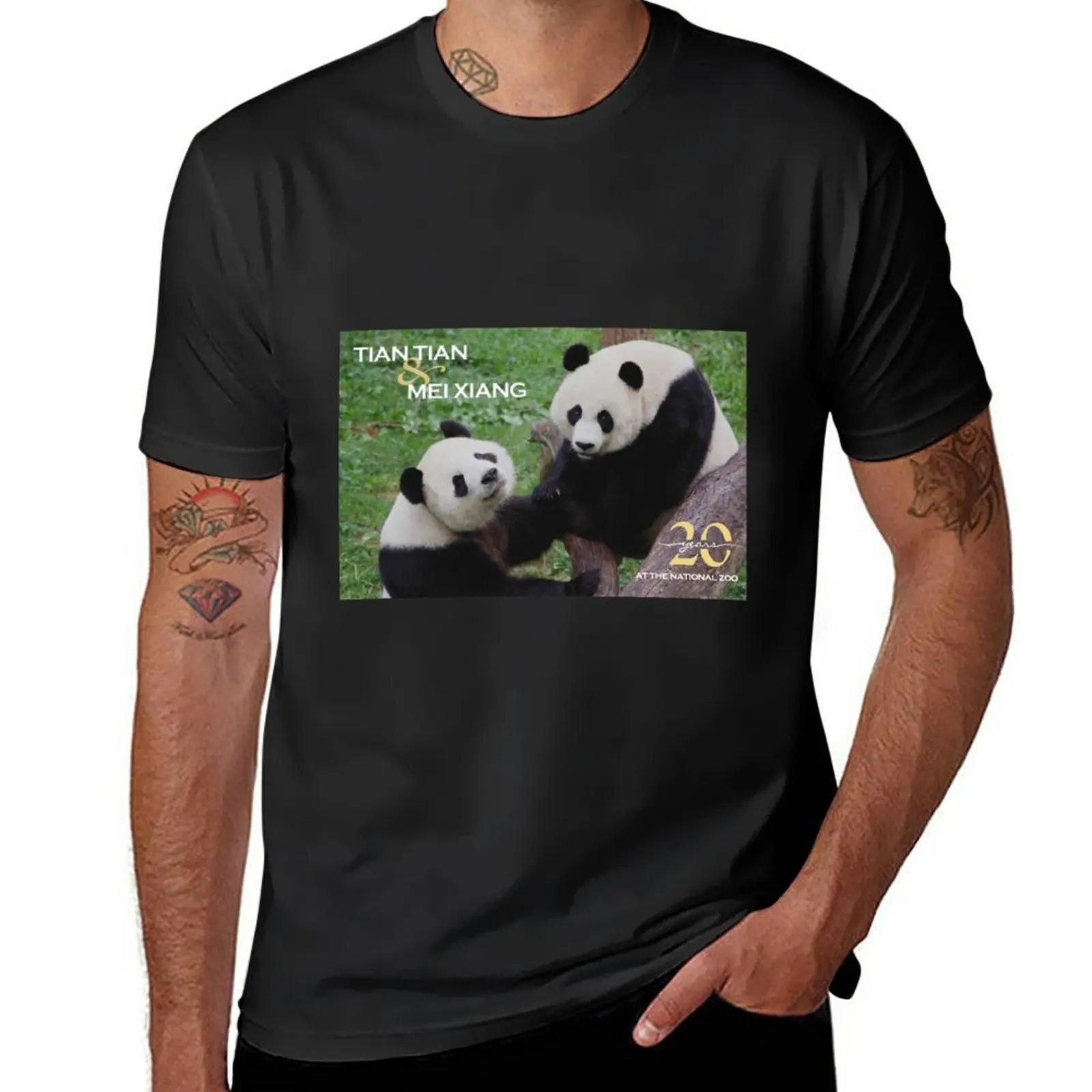 

New Giant Pandas Tian Tian and Mei Xiang at the National Zoo - 20th Anniversary Edition T-Shirt