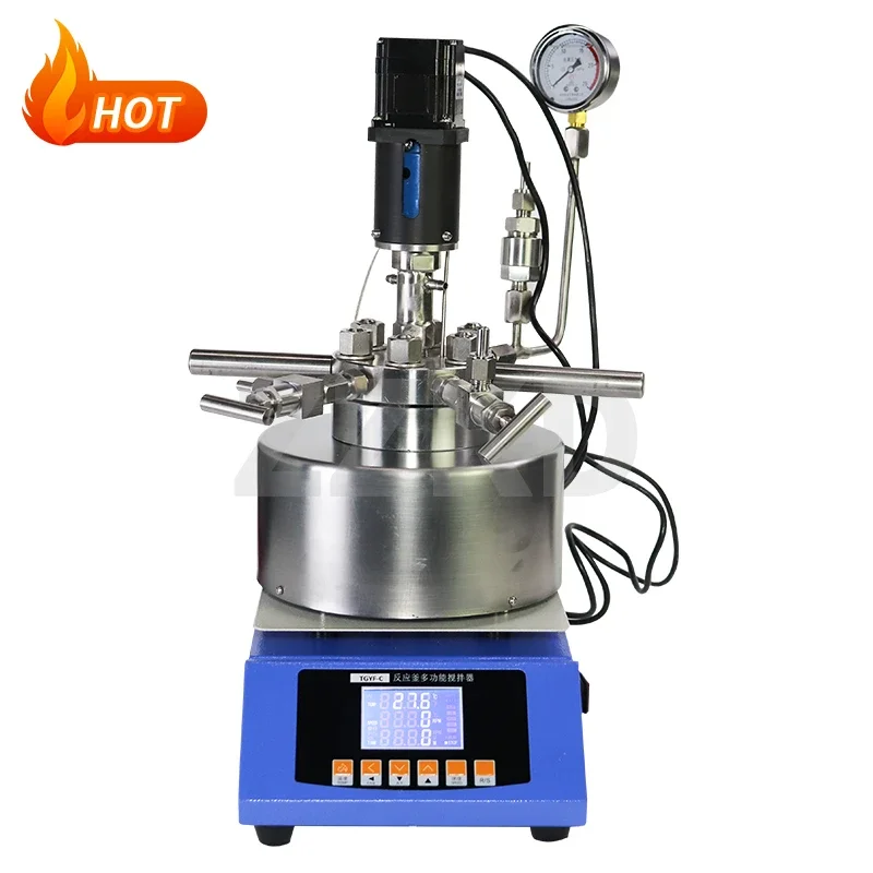 200ml hydrothermal synthesis stainless steel reactor, lab high temperature and high pressure autoclave