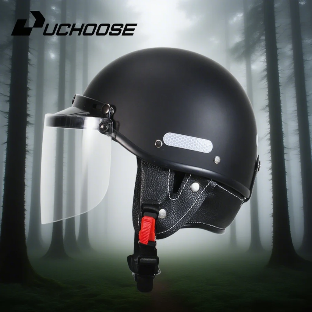 

Vintage Helmet Motorcycle Helmet ​Cruiser half helmet Men Women Adult Child All seasons summertimeSend the prince a helmet suns