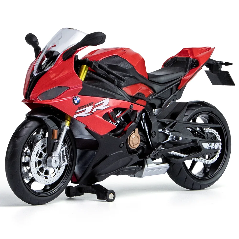 1:12 BMW S1000RR Motorcycle Toy Diecast Metal Racing Model Super Sport Miniature Collection Gift For Boy Children M13