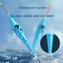 Accattivante Triangolo Coda Ultra Sensibile Galleggiante Pesca Morso Il Gancio Promemoria Galleggianti Bobber Rocky Night Fishing Lure Galleggianti