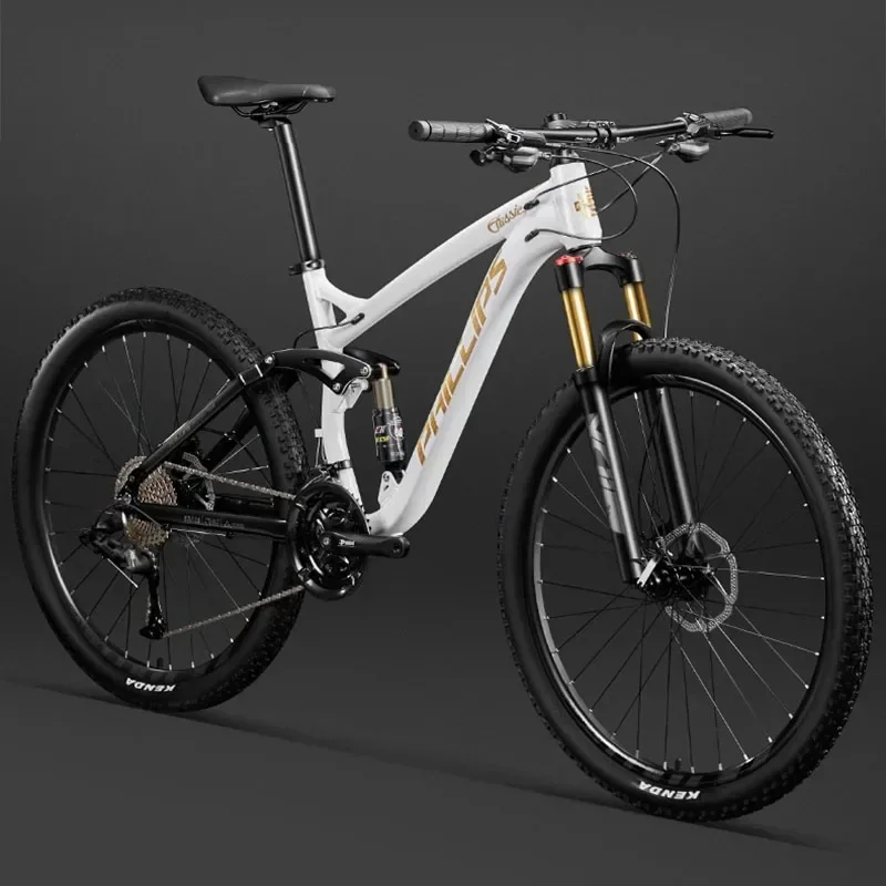 24/26/27.5 inches Aluminum alloy Soft tail Mountain bike off-road Bicycle 27/30/33 speed Double disc brake Dual shock absorption