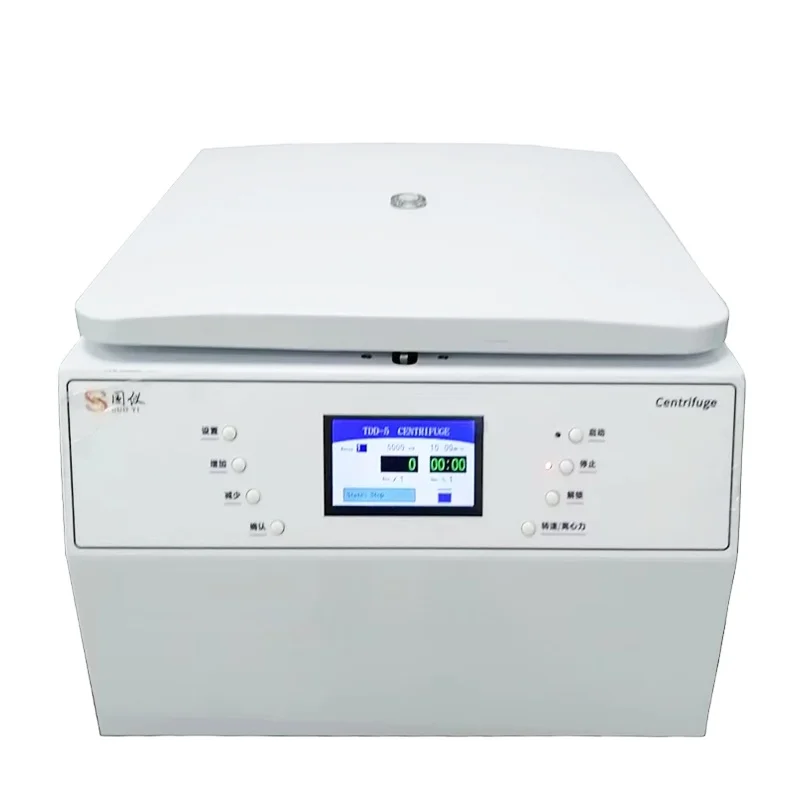 

Table Top Low Speed large volume capacity LCD display Swing out pr p Centrifuge Machine cheap price for laboratory