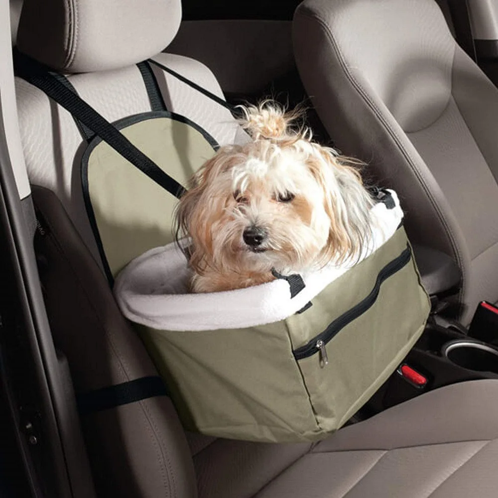 Pet Car Carrier Seat Bag Waterproof Basket Folding Hammock Pet Carriers Bag For Small Cat Dogs Safety Travelling Bag view 5