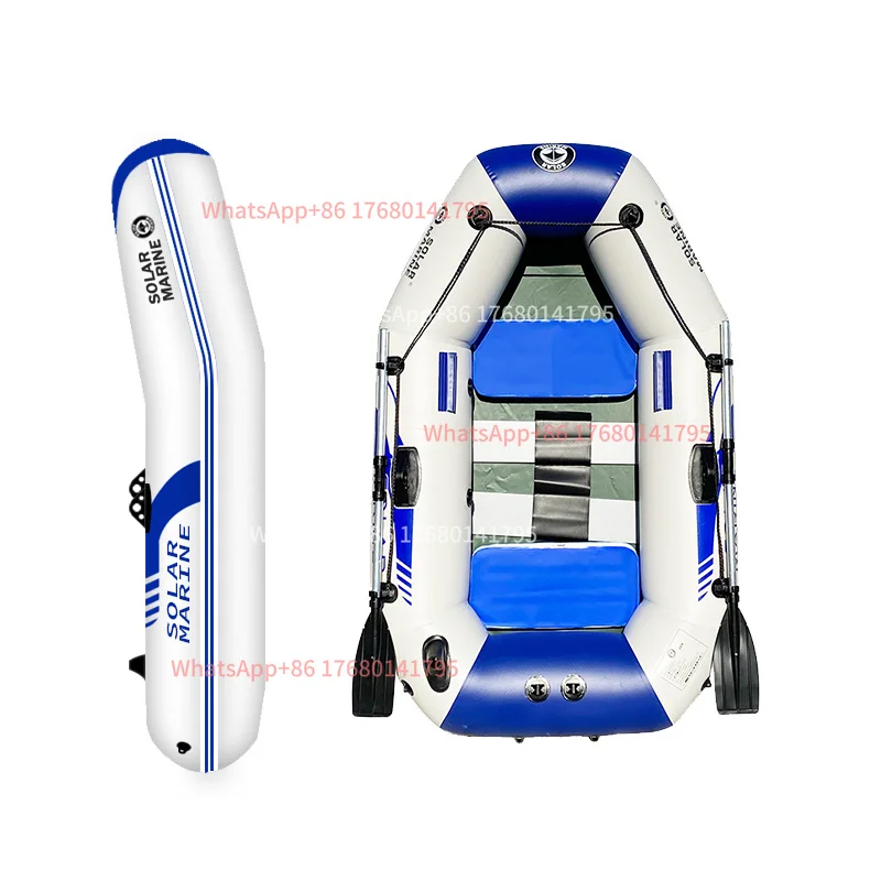 Portable 2‑Person Inflatable Sport Canoe Raft, 200cm 6.5ft Adult Touring Kayak For Water Sports Activity - view 3
